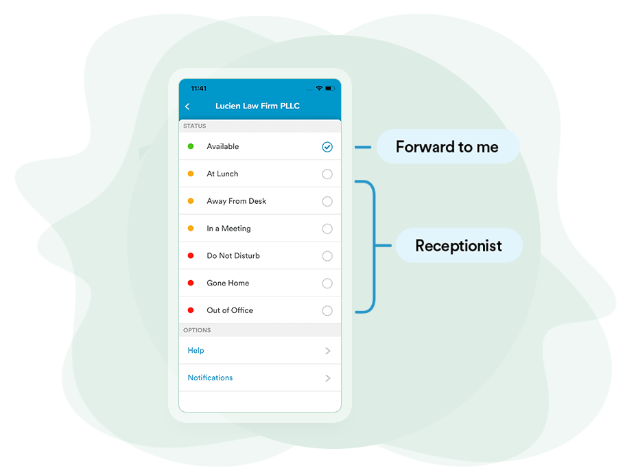 PATLive mobile app real-time status indicator